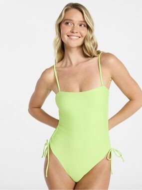 NWT No Boundaries Essentials One-Piece Swimsuit & Coverup Skirt